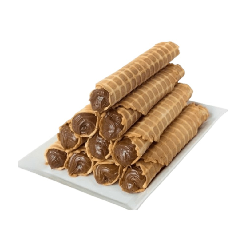 Трубочка вафельная с начинкой вареная сгущенка 70г  20шт/кор (для Мантеры)