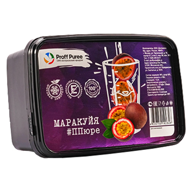 Proff Puree Маракуйя 1000 гр (для Мантеры)