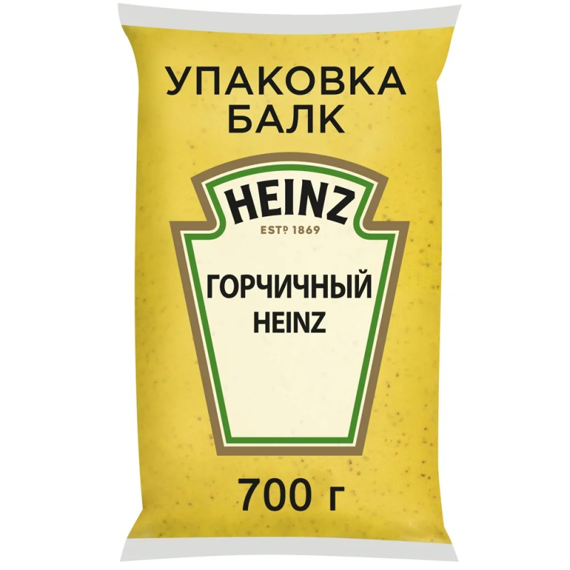 СОУС горчичный 700 г балк, HEINZ, РОССИЯ (-F-),(для Мантеры)