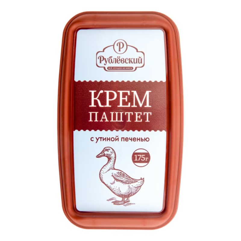 Крем-паштет с утиной печенью 175г