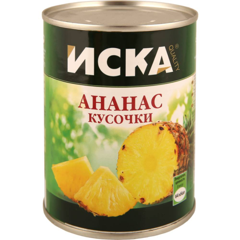 Ананасы 580 мл шайба Iska ж/б