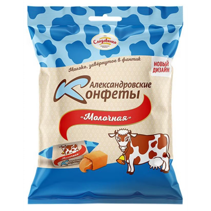 Конфеты Александровские Молочная 250гр Сладовянка