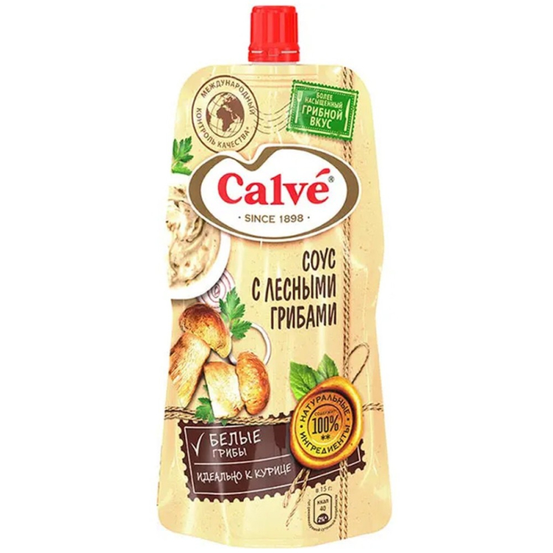 Соус 230 гр Calve Лесные грибы д/п