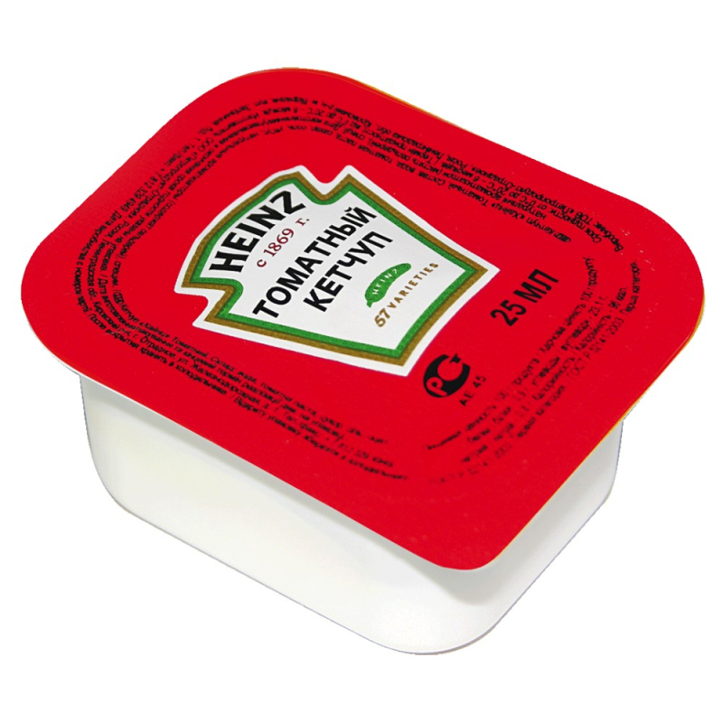 Кетчуп Томатный Хайнц 25 мл (для Мантеры)