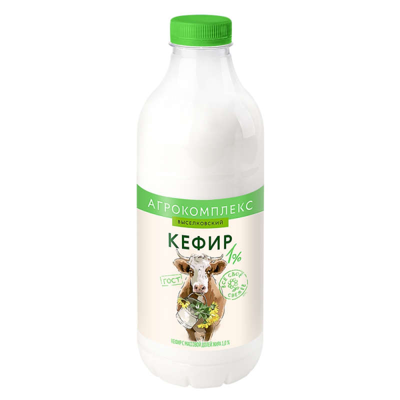 Кефир 1% 0,9л ПЭТ