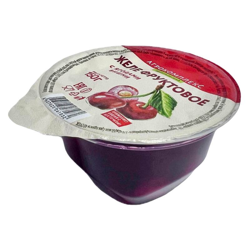 Желе фруктовое с ягодами вишни Мирата 150гр