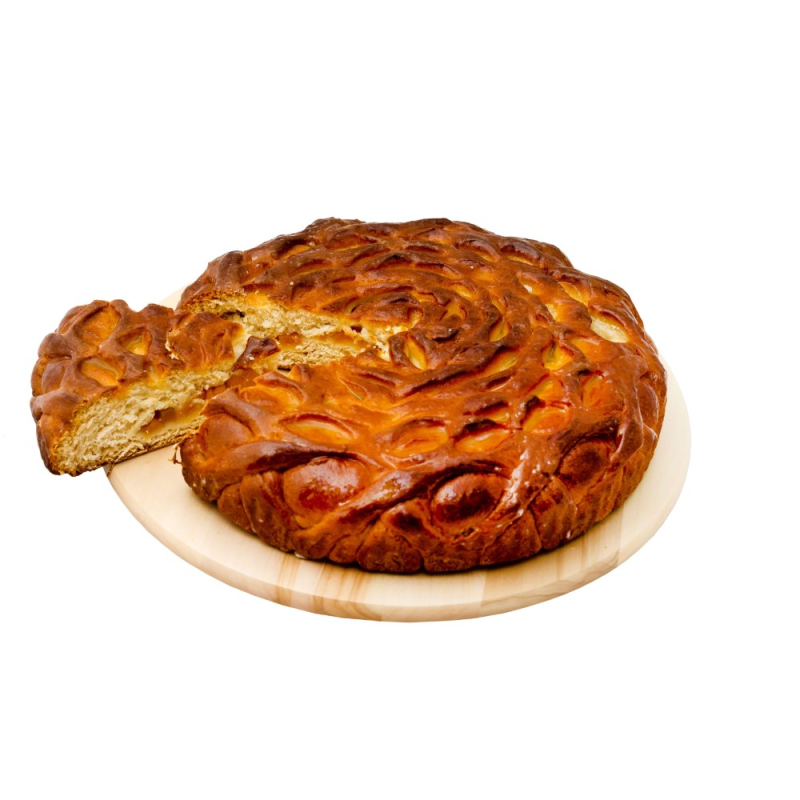 Пирог сдобный с яблочной начинкой 0,500 кг.