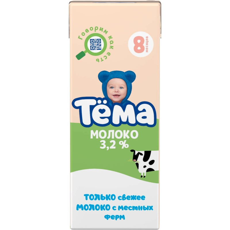 МОЛОКО 200 мл Тема (для Мантеры)