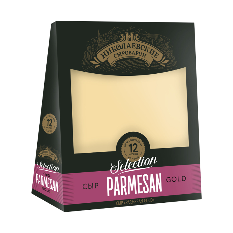Сыр Parmesan Gold selection 40% Николаевские сыроварни