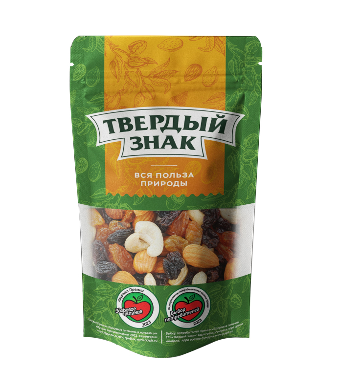 Смесь жареные орехи, изюм 90 гр Крафт 1*20