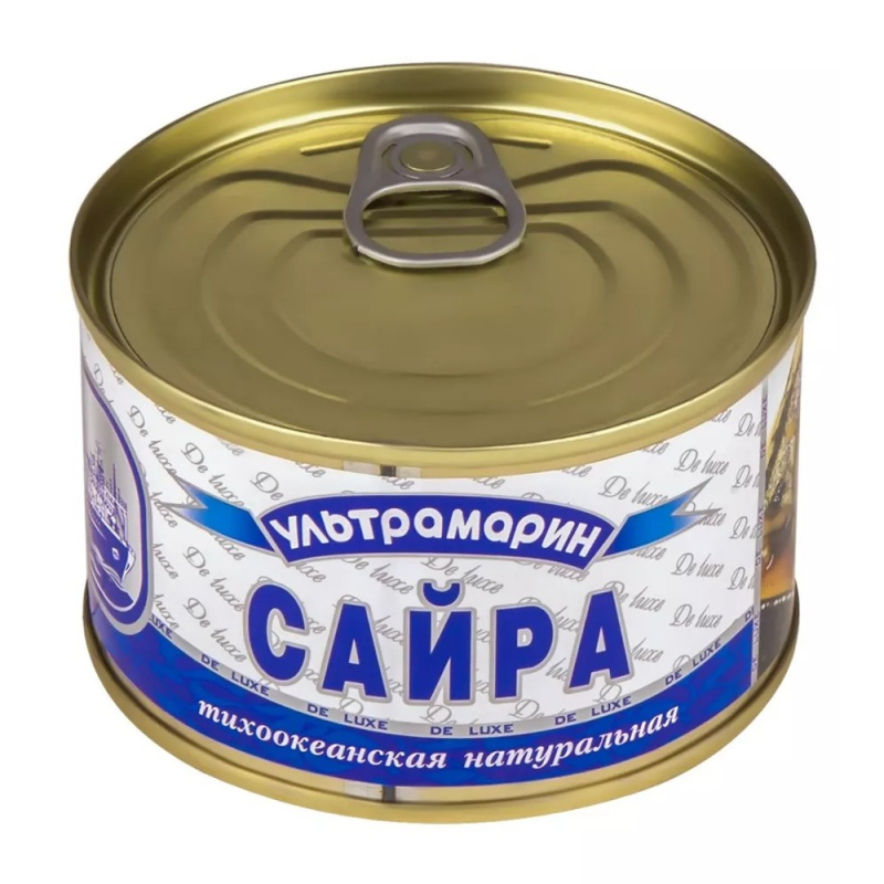 Ультрамарин Сайра натур.240г 1х24 Ключ (для Мантеры)