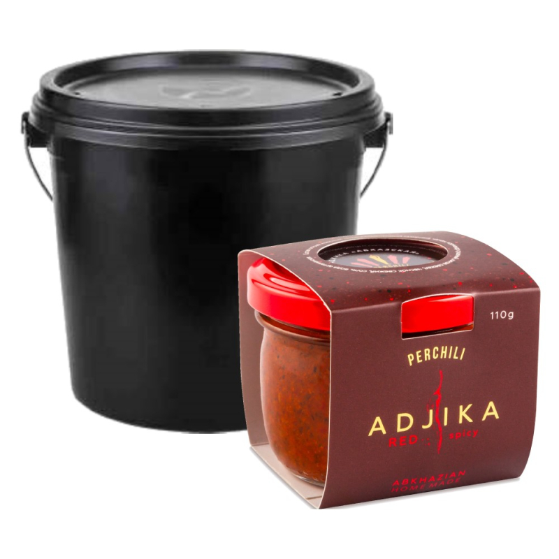 Аджика "Абхазская" острая красная классическая Perchili 1л бл/б(Мантера)