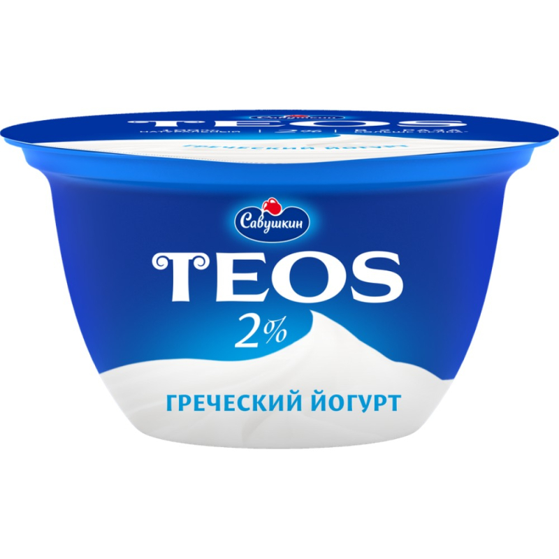 СП ЙОГУРТ ГРЕЧЕСКИЙ ТЕОS П/СТ 140г 2% НАТУРАЛЬНЫЙ (6шт) шт, шт  (для Мантеры)