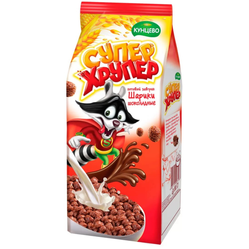 Шарики шоколадные развесные Супер-Хрупер 4кг Кунцево к/к (для Мантеры)