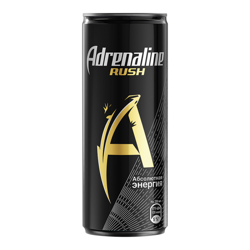 Энергетический Напиток 0,25 л Adrenalin Rush ж/б