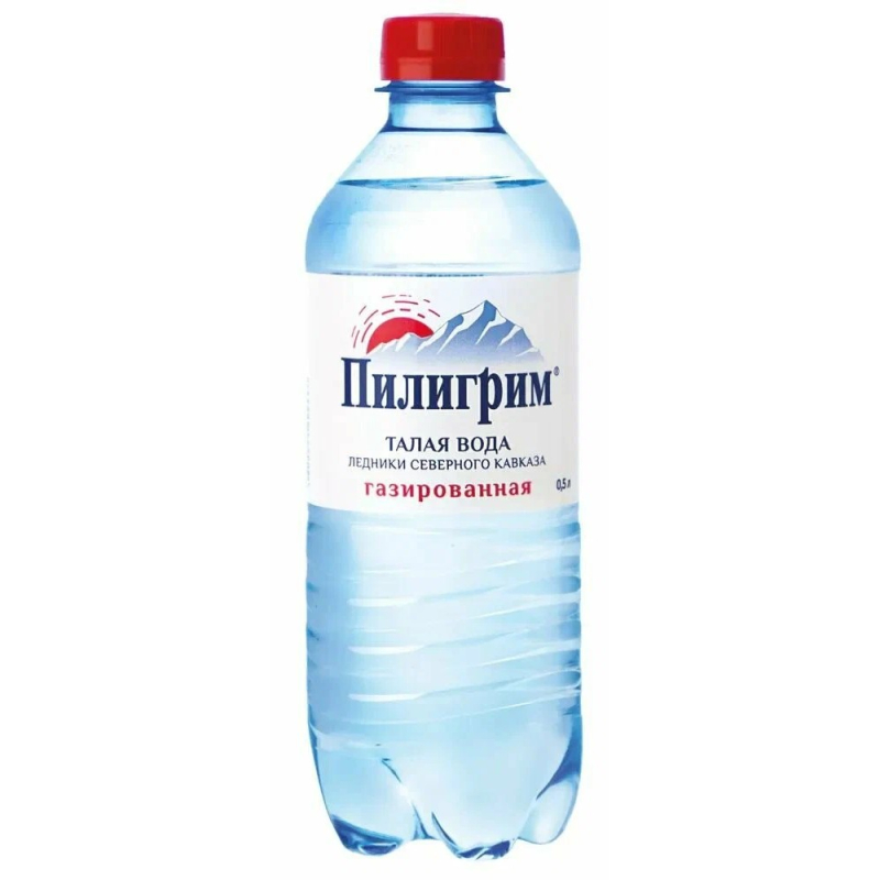 Вода питьевая 0,5л Пилигрим газ ПЭТ [м]