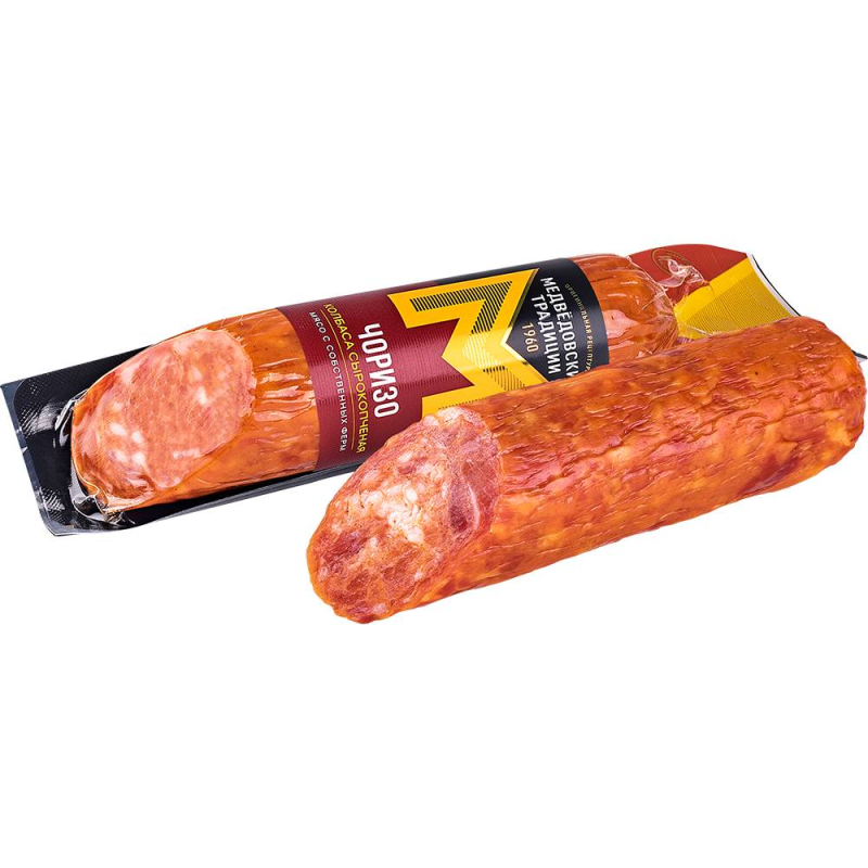 Чоризо колбасн.издел.колбаса с/к,полусух. прод.мясн.(целым издел.) 1кг  ООО "ММК"