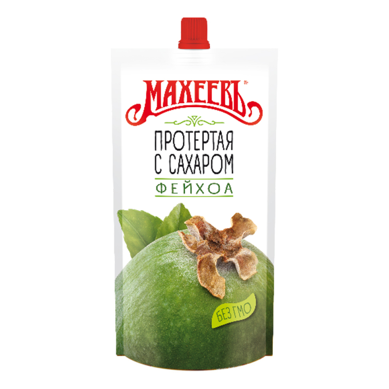 Ягода протертая с сахаром Фейхоа Махеев 300гр