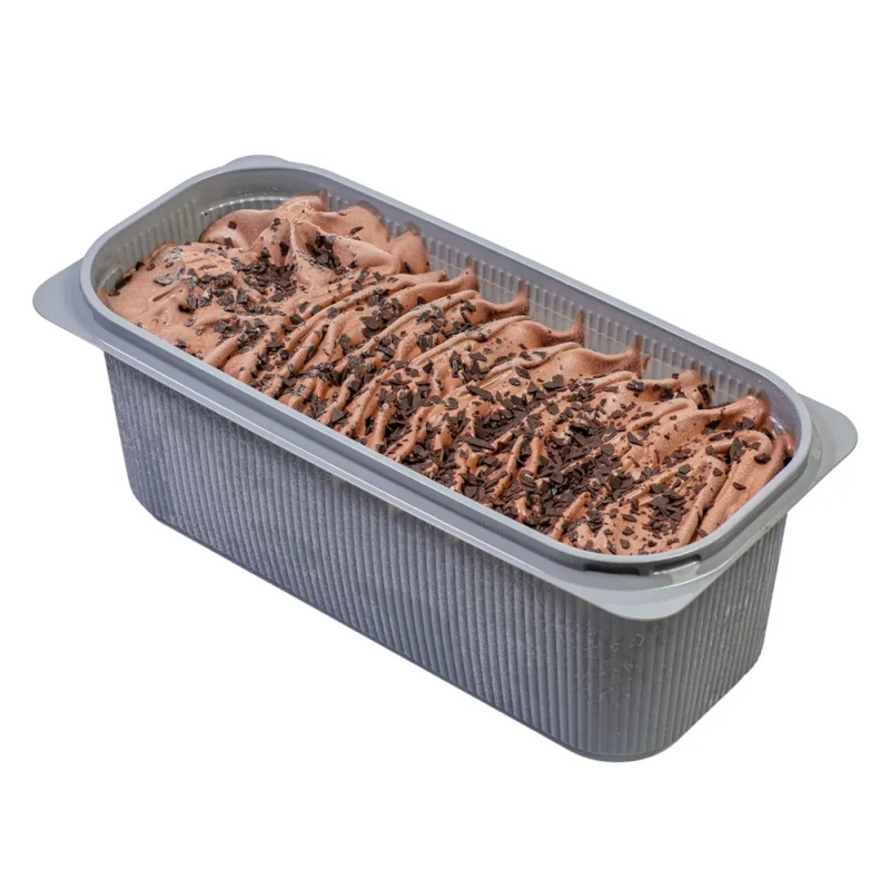 Контейнер Мороженое сливочное шоколадное с шоколадной крошкой, МДЖ 8-9%, 2,5кг/2шт (для Манетры) [м]