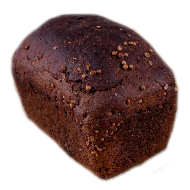 Хлеб Бородинский 390гр, 12 шт.  Хлеб да Хмель (для Мантеры)