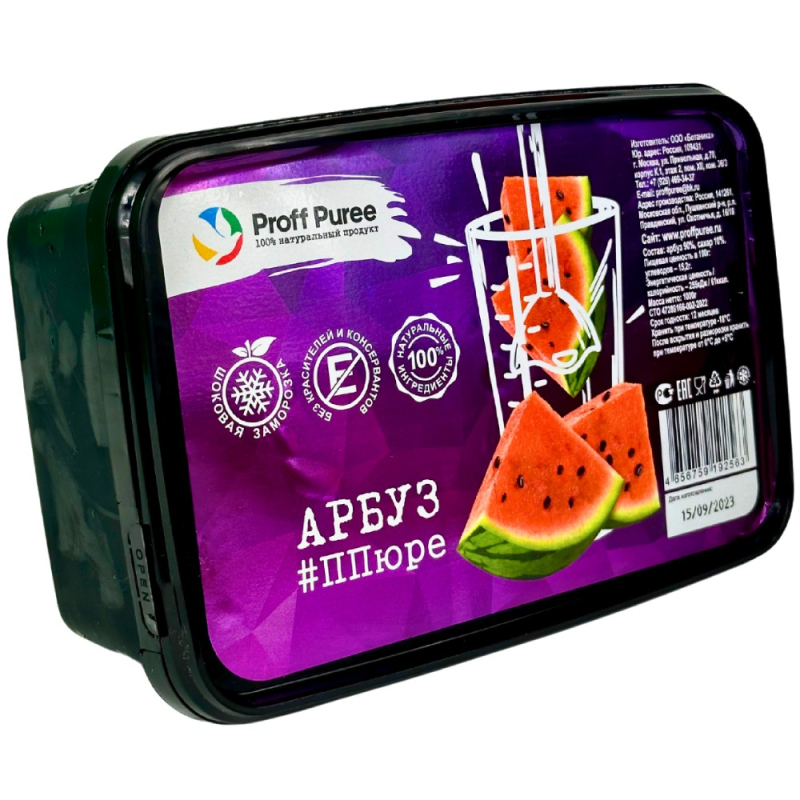 Proff Puree Арбуз 1000 гр (для Мантеры)
