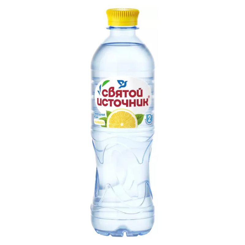 Вода Святой источник лимон 0,5 л негаз ПЭТ / Святой источник [м]