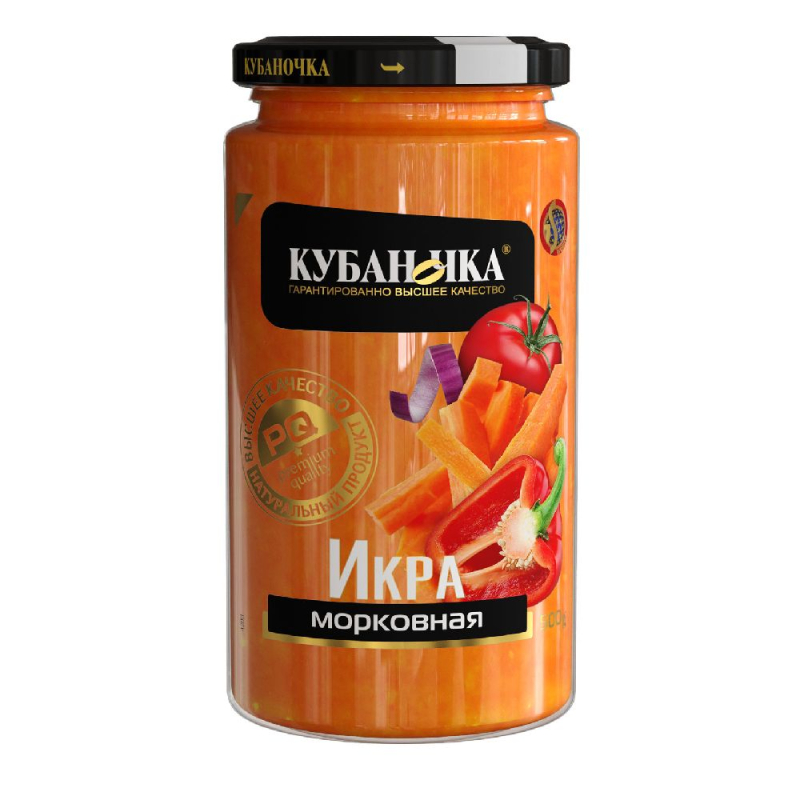 Икра морковная Кубаночка Гранд Стар с/б, 500 г