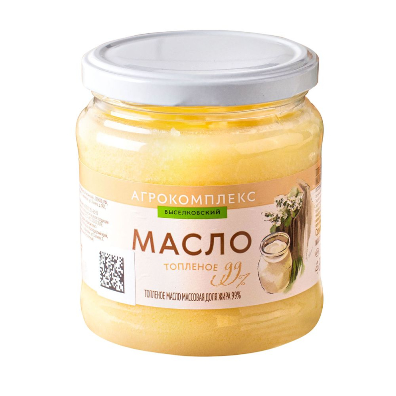Масло топленое м.д.ж. 99% Агрокомплекс СТМ 360гр. стекл. банка [м] 