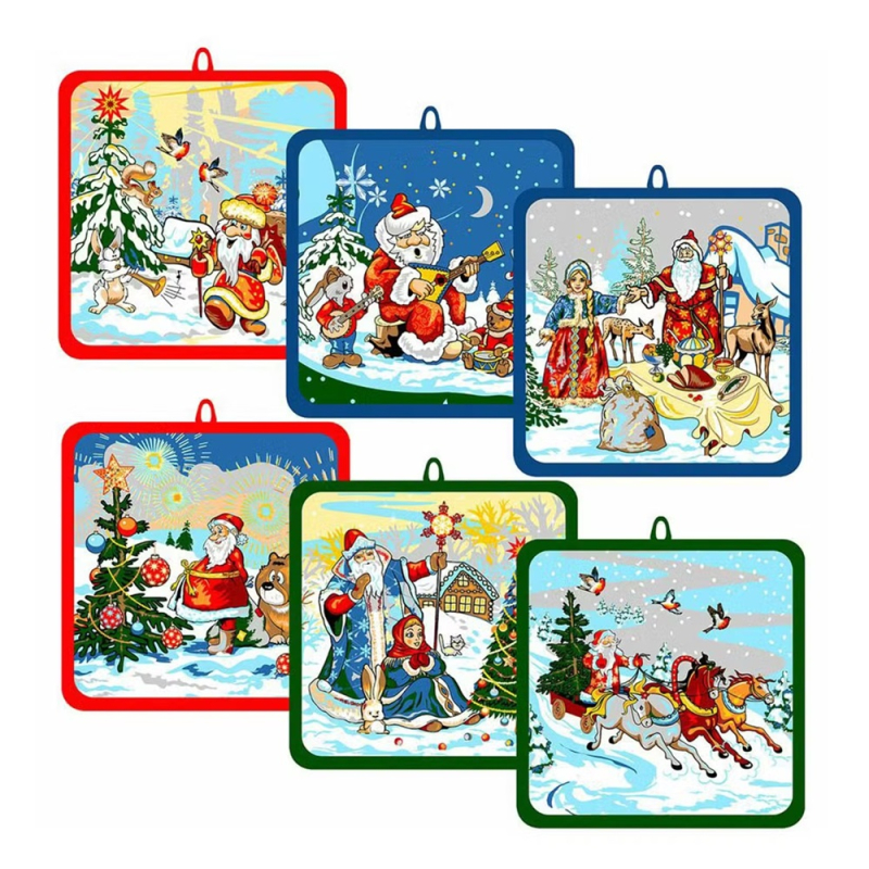 Прихватка "Новогодние забавы"