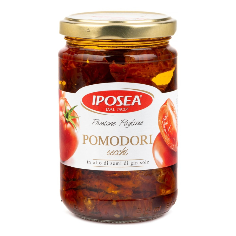 Томаты сушеные  "И.П.О.С.Е.А."в масле 280 мл ст/б  (для Мантеры)
