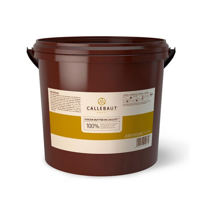 Какао-масло Callebaut NCB-HDO3-654 4*3кг, шт (для Мантеры)