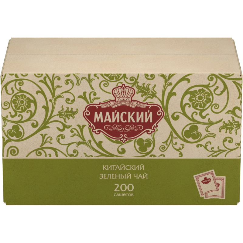 Майский  (2гх200пак) зеленый чай1х1 (для Мантеры)
