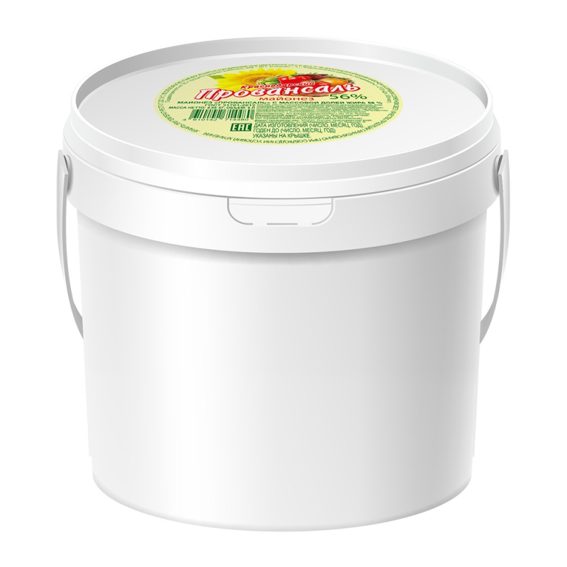 Майонез "Провансаль" с м. д.ж.56%  масса 4,85 кг