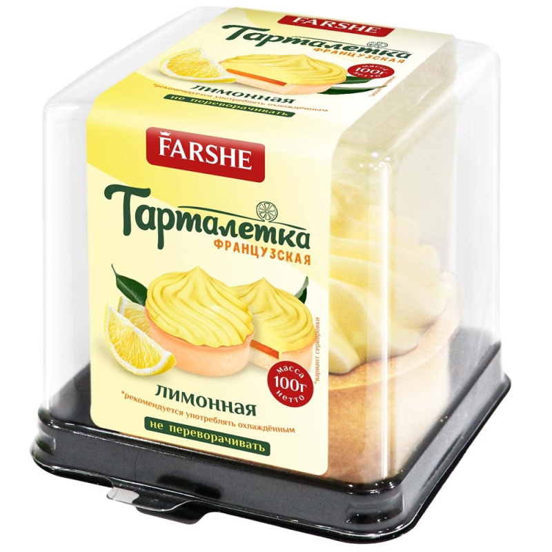 Тарталетка французская лимонная Farsche 100гр