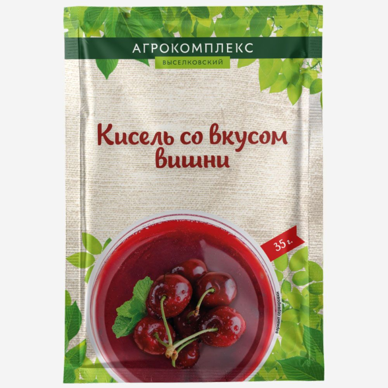 Кисель со вкусом вишни Агрокомплекс 35гр