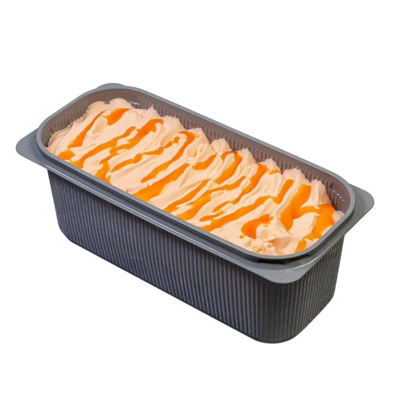 Контейнер "Мороженое сливочное с манго", МДЖ 8-9%, 2,5кг/2шт ТМ "CREDO" (для Мантеры) [м]