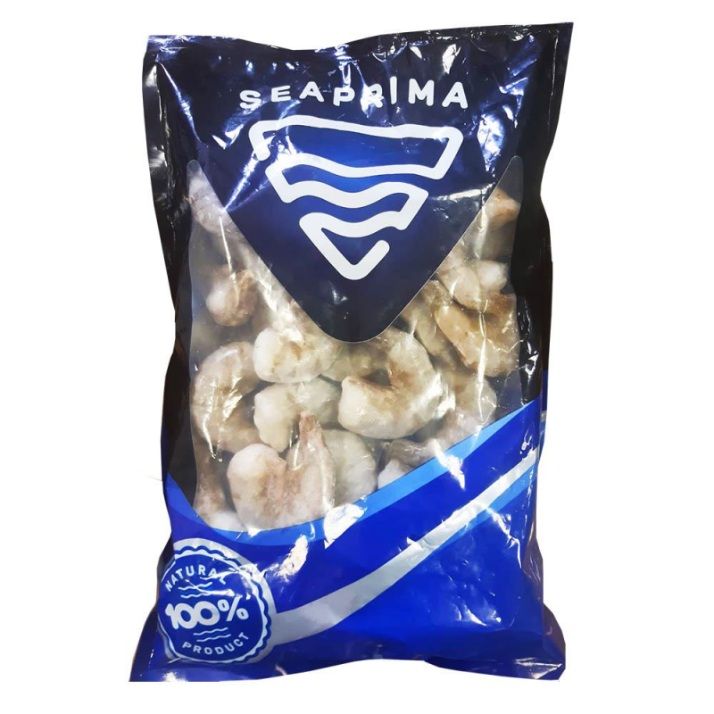 Креветки Ваннамей Королевские очищ с/хв б/пищ 16/20 (lb) 1кг IQF 7%гл RR.BD04827 Индон (для Мантеры)