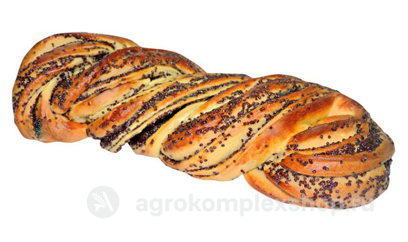 Сдоба Лакомка с маковой начинкой 150гр