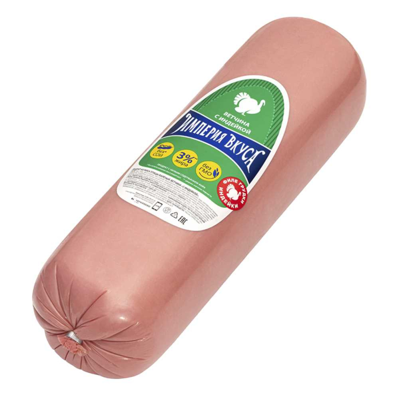 ВЕТЧ ВЕТЧИНА ИЗ ИНДЕЙКИ ИМПЕРИЯ ВКУСА 2,7 КГ (5 КГ) КГ(Мантера)