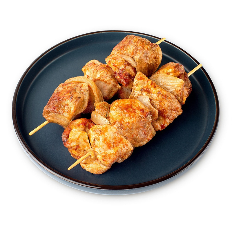 Шашлык из мяса свинины с луком 1 кг