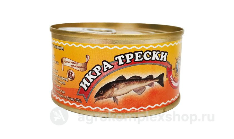 Икра трески Прибой ж/б ключ 125гр