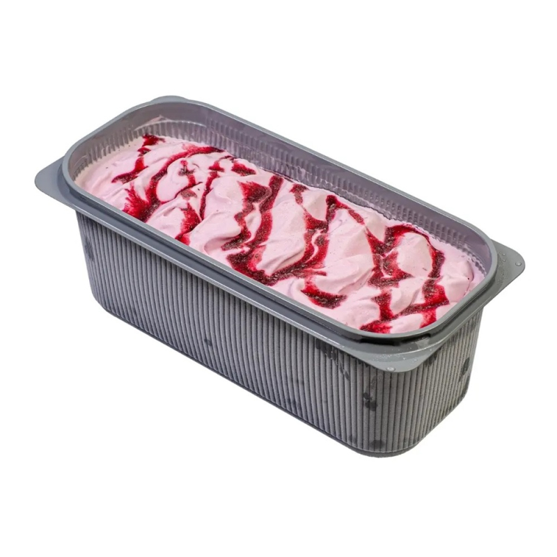 Контейнер Мороженое сливоч.лесн ягоды с ежев, брусн и клюквой, МДЖ 8-9%, 2,5кг/2шт(для Мантеры) [м]