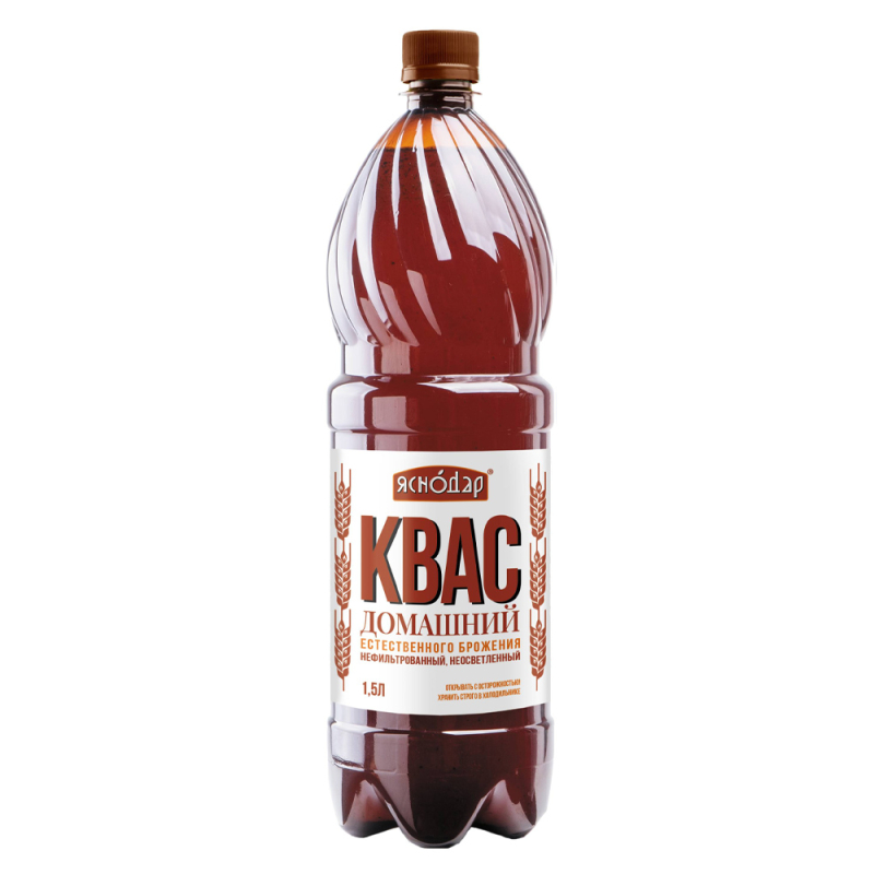 Квас домашний живой Яснодар 1,5л