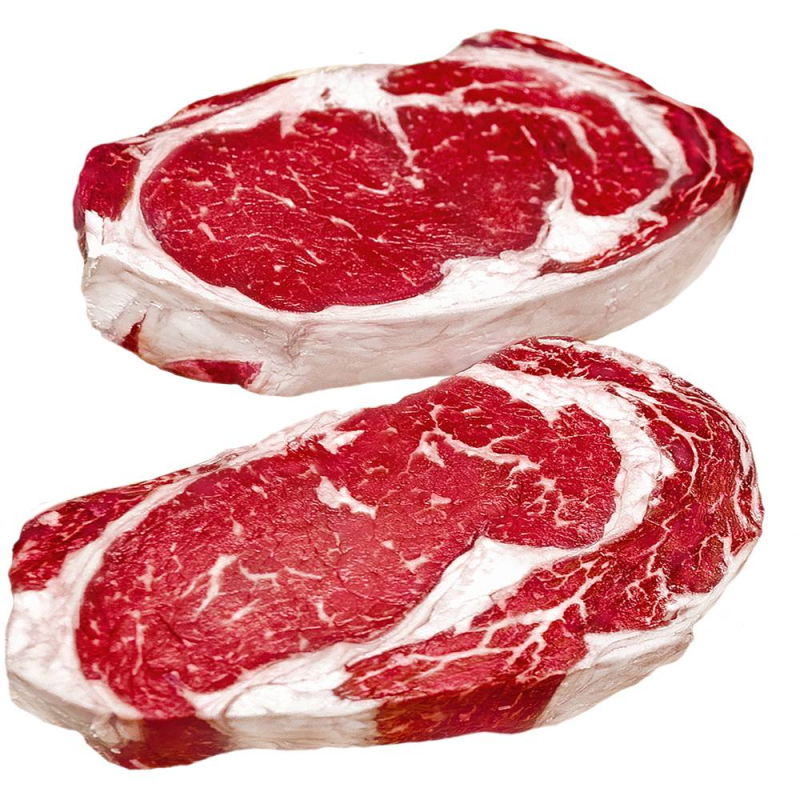 П/ф мясн.из высок.говядины порц.б\к кат.А Стейк Рибай "Ribeye steak"(Choice) зам.вак.уп.1кг Агрокомплекс