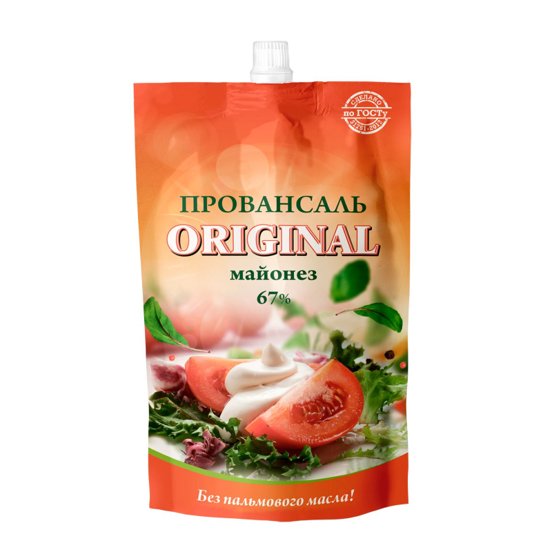 Майонез "Провансаль Original"с м. д.ж.67%  0,724кг