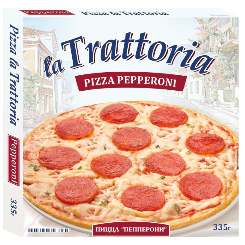 Пицца La Trattoria пепперони 335 г