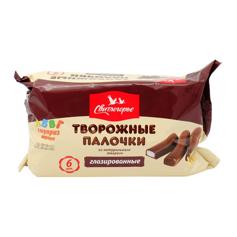 Палочки творожные Свитлогорье с ванилью м/у 180г [м]