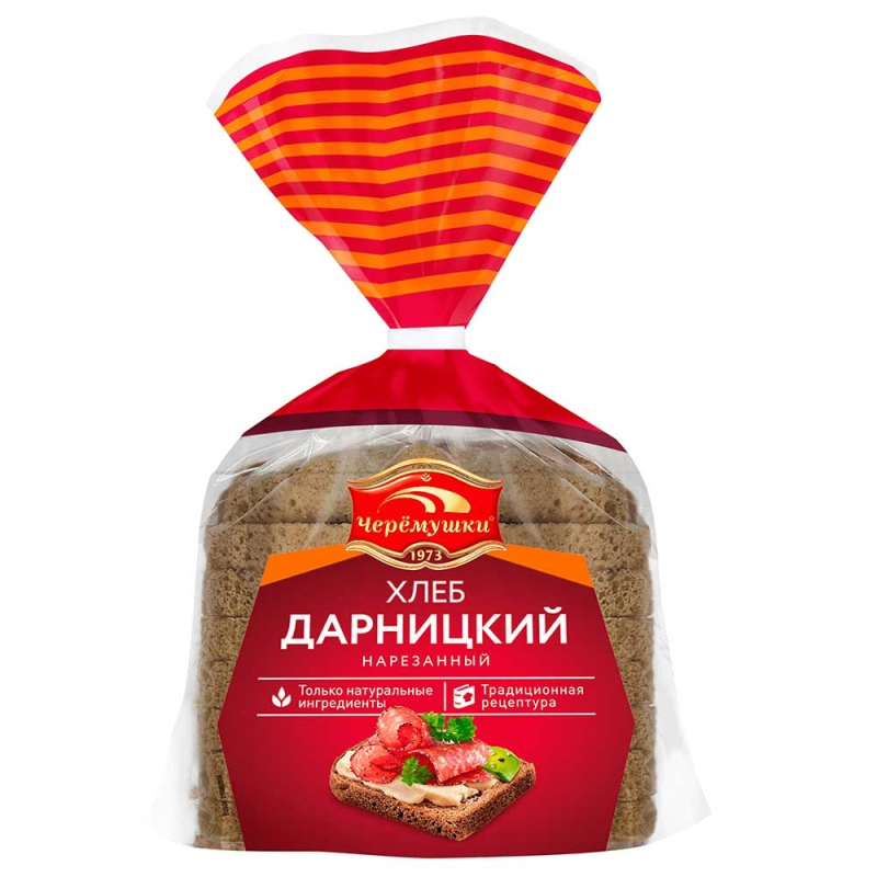Хлеб Дарницкий нарезанная часть изделия  0,340 Черёмушки