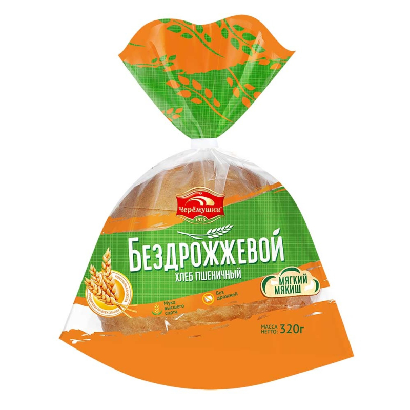 Хлеб  Бездрожжевой нарезанный 0,32 Черёмушки