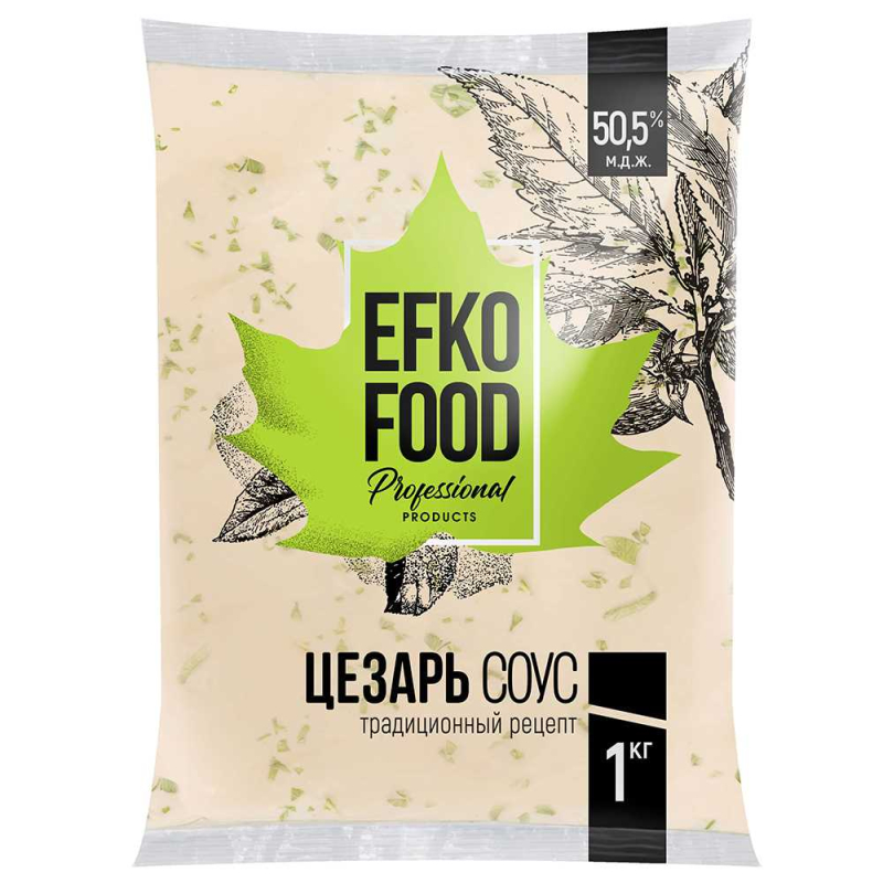 СОУС Цезарь Professional 1 кг балк, EFKO FOOD, РОССИЯ, (для Мантеры)
